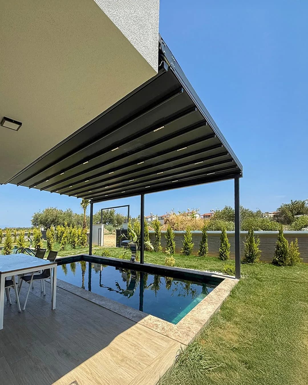 Automatic Pergola Awning 3D