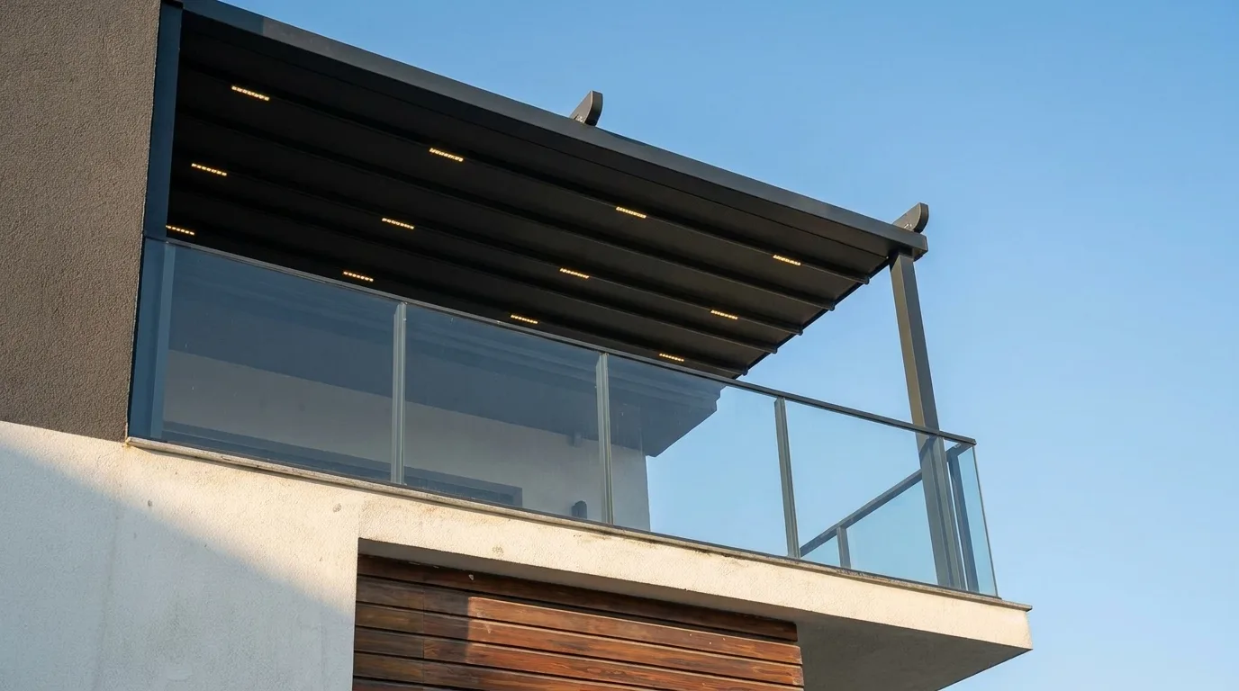 Terasta pergola tente uygulaması, proje görünümü 32